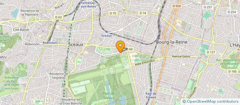 localisation de l'entreprise CENTRE ETHIQUE INTERNATIONAL à SCEAUX