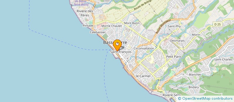 localisation de l'entreprise CENTRE ETUDE CONSEIL EN FORMATION à BASSE-TERRE