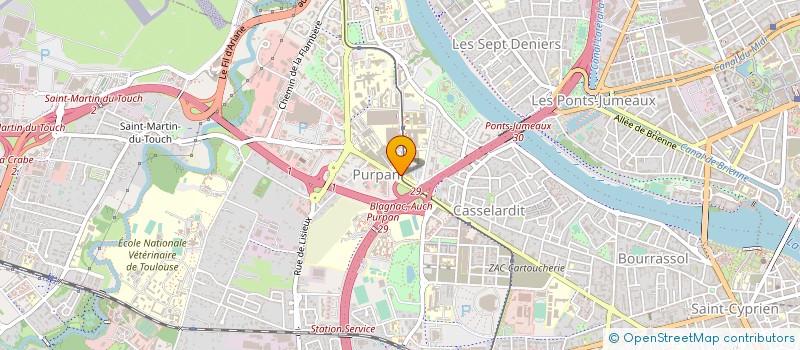 localisation de l'entreprise CENTRE ETUDE CONSERVATION SPERME HUMAIN à TOULOUSE