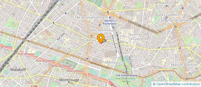 localisation de l'entreprise CENTRE ETUDE DE CONSEIL ET D'INFORMATION  PARIS