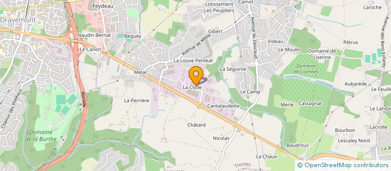 localisation de l'entreprise CENTRE ETUDE DE L'HABITAT à TRESSES