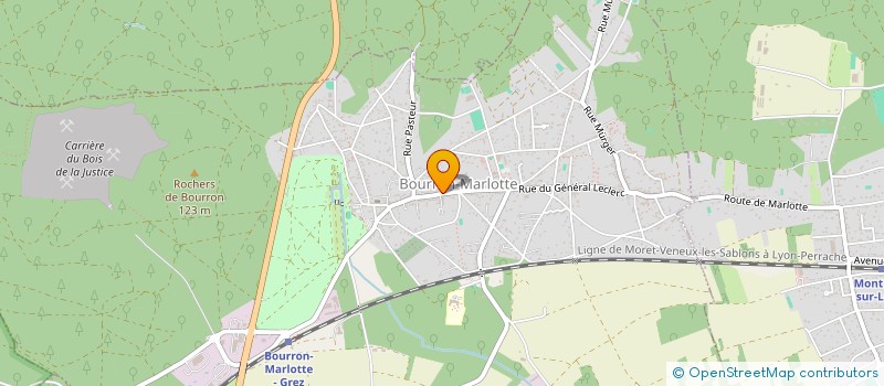 localisation de l'entreprise CENTRE ETUDE DEVELOP RESPONSABILITE à BOURRON-MARLOTTE