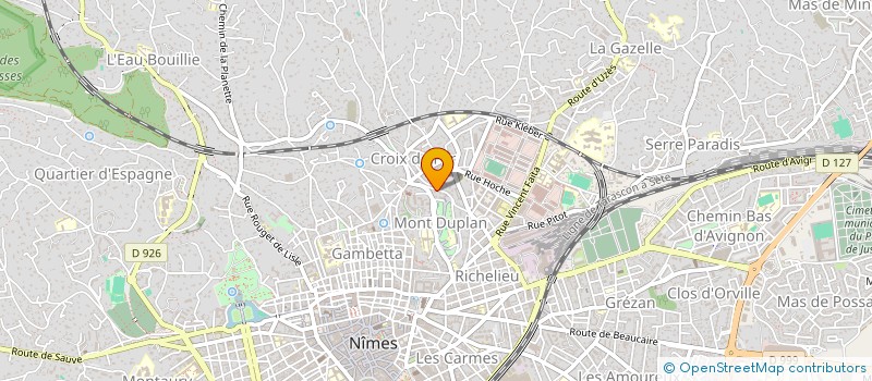 localisation de l'entreprise CENTRE ETUDE DIFFUSION IMMOB FISCALE à NIMES