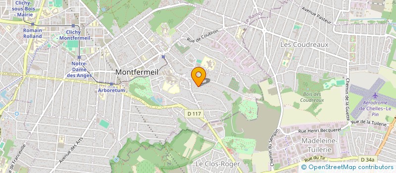 localisation de l'entreprise CENTRE ETUDE ECONOM GESTION INFORMATIQUE à MONTFERMEIL