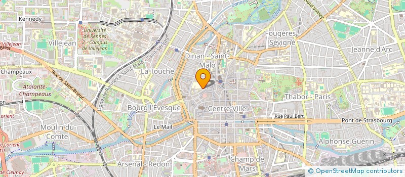 localisation de l'entreprise CENTRE ETUDE ET ACTION SOCIALE  RENNES