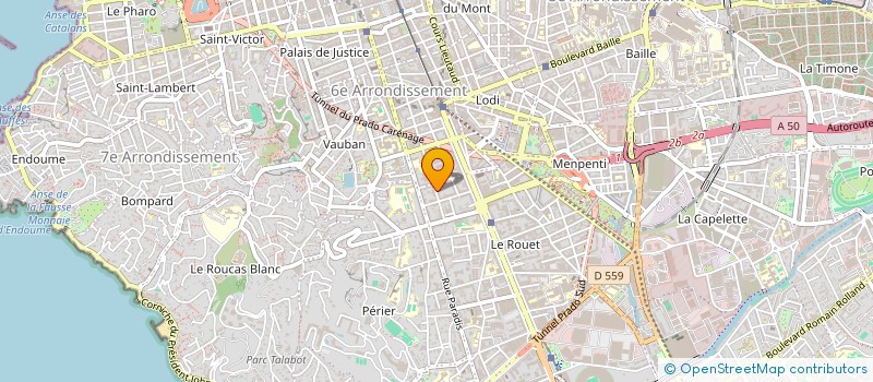 localisation de l'entreprise CENTRE ETUDE ET LIAISON POUR LA MUSIQUE à MARSEILLE