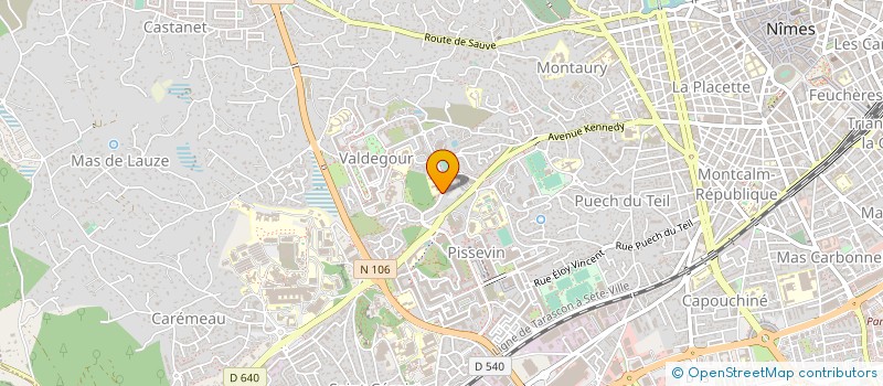 localisation de l'entreprise CENTRE ETUDE INFORM.TECHNIQUE BATIMENT  NIMES