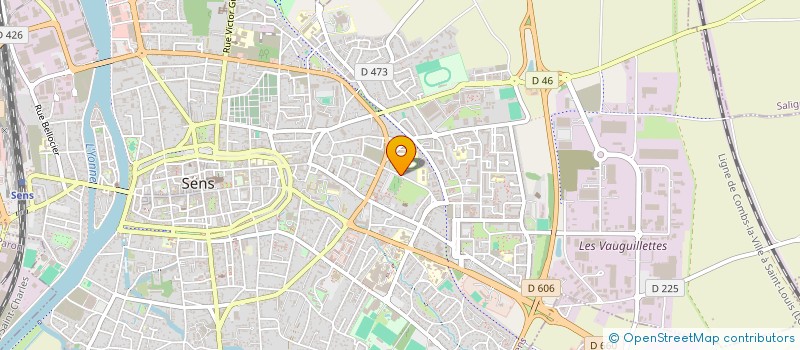 localisation de l'entreprise CENTRE ETUDE PROMOTION INTERNAT.ALTERNAT à SENS