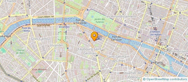 localisation de l'entreprise CENTRE ETUDE & PROSPECTIVE STRATEGIQUE à PARIS