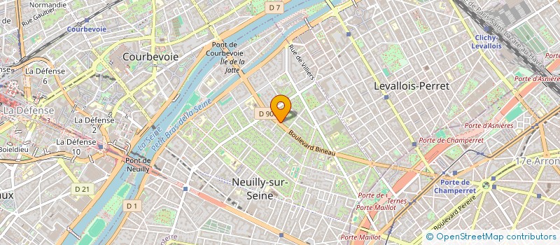 localisation de l'entreprise CENTRE ETUDE RECHERCHE MACHINE OUTIL à NEUILLY-SUR-SEINE