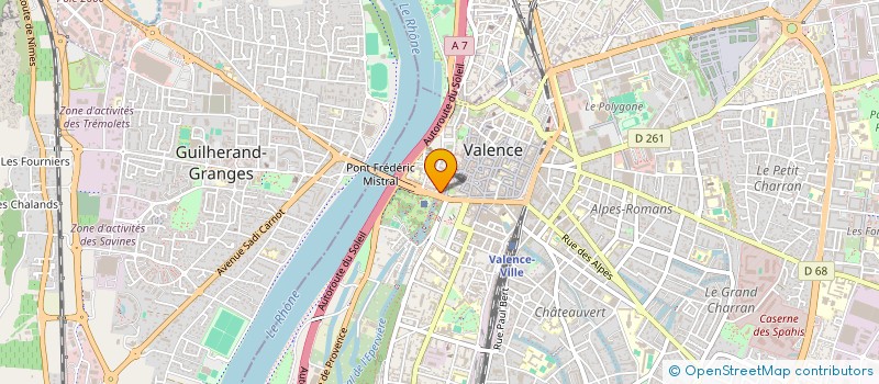 localisation de l'entreprise CENTRE ETUDES à VALENCE