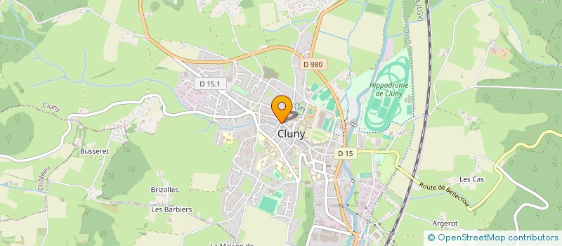 localisation de l'entreprise CENTRE ETUDES CLUNISIENNES à CLUNY