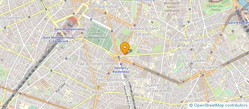 localisation de l'entreprise CENTRE ETUDES COMMERCE INTERNA  PARIS