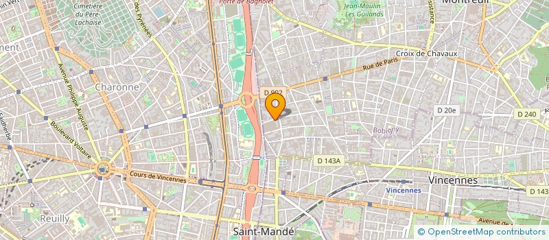 localisation de l'entreprise CENTRE ETUDES ET RECHERCH ELECTRO MECANI à MONTREUIL