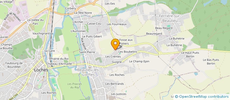 localisation de l'entreprise CENTRE ETUDES ET TRAVAUX à BEAULIEU-LES-LOCHES