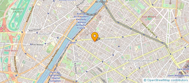 localisation de l'entreprise CENTRE ETUDES FRANCAISES APPLIQUEES à PARIS