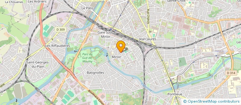 localisation de l'entreprise CENTRE ETUDES HOLISTIQUE POUR BIEN ETRE  LE MANS