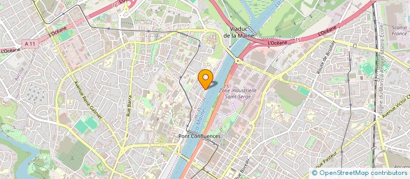 localisation de l'entreprise CENTRE ETUDES RECHERCHE ANATO HUM  ANGERS