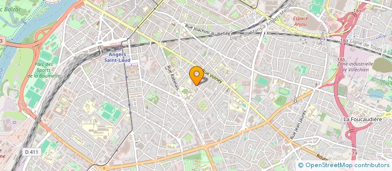 localisation de l'entreprise CENTRE ETUDES RECHERCHES FACTEURS HUMAIN à ANGERS