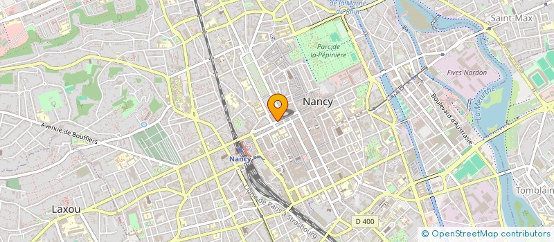 localisation de l'entreprise CENTRE ETUDES REGIMES SOCIAUX  NANCY