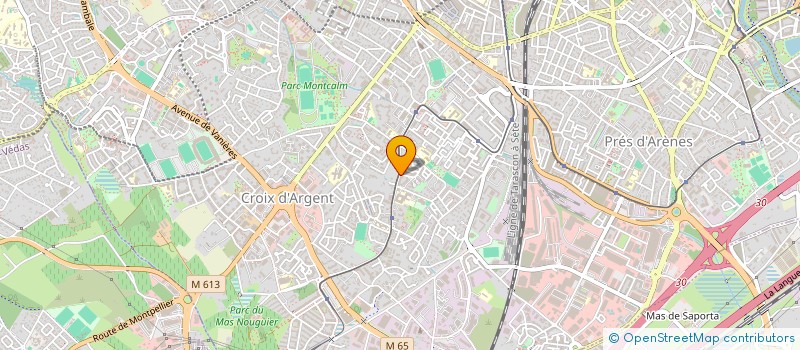 localisation de l'entreprise CENTRE ETUDES RESSOURCES HUMAINES à MONTPELLIER