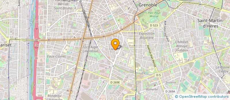 localisation de l'entreprise CENTRE ETUDES SOCIOLOGIQUES à GRENOBLE