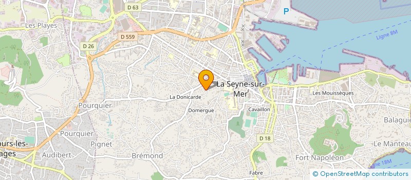 localisation de l'entreprise CENTRE ETUDES SUR LITTERATURE POPULAIRE à LA SEYNE-SUR-MER