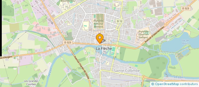 localisation de l'entreprise CENTRE ETUDES TECHNIQUES à LA FLECHE