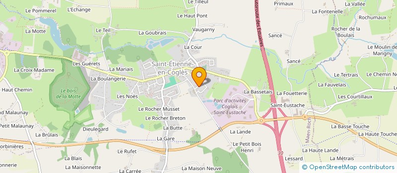 localisation de l'entreprise CENTRE ETUDES TECHNIQUES AGRICOLES  MAEN ROCH