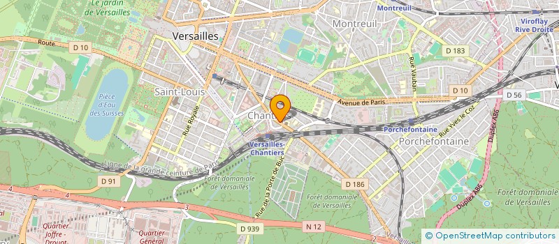 localisation de l'entreprise CENTRE EUROP RECHERCHE INFORMATION ISLAM à VERSAILLES