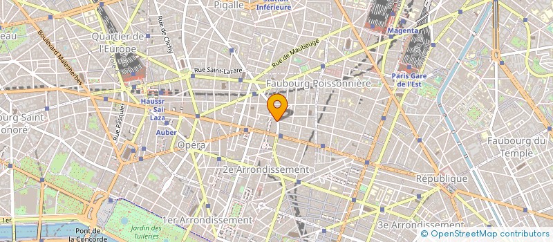 localisation de l'entreprise CENTRE EUROPEEN ACTION SOCIALE  PARIS