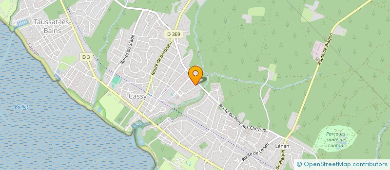 localisation de l'entreprise CENTRE EUROPEEN ALPHA FORMATIONS  LANTON