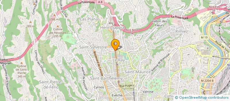 localisation de l'entreprise CENTRE EUROPEEN COMMERCIALISATION  NICE
