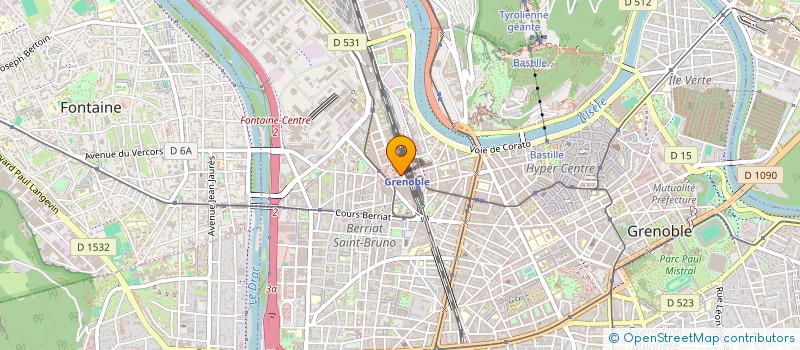 localisation de l'entreprise CENTRE EUROPEEN D'AMEUBLEMENT à GRENOBLE