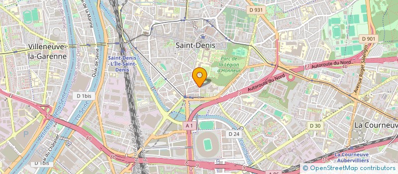 localisation de l'entreprise CENTRE EUROPEEN D ENSEIGNEMENT EN REEDUCATION ET READAPTATION FONCTIONNELLE à SAINT-DENIS