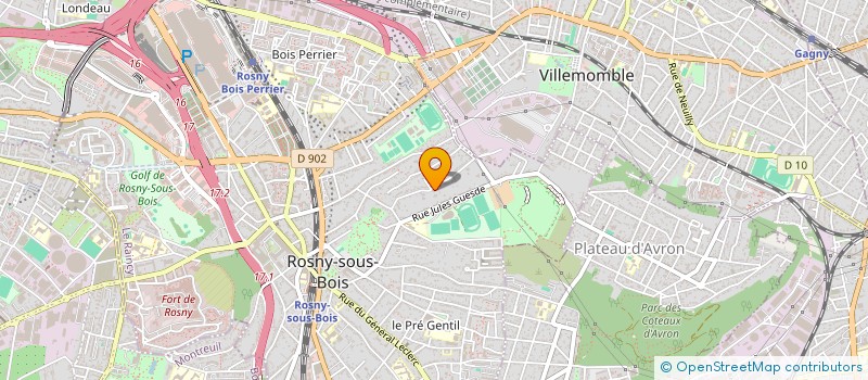 localisation de l'entreprise CENTRE EUROPEEN D'OCCASION à ROSNY-SOUS-BOIS