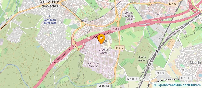 localisation de l'entreprise CENTRE EUROPEEN DE DISTRIBUTION à SAINT-JEAN-DE-VEDAS