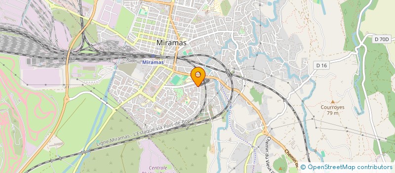 localisation de l'entreprise CENTRE EUROPEEN DE NATATION  MIRAMAS