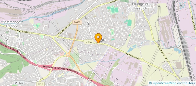 localisation de l'entreprise CENTRE EUROPEEN DE PROTECTION INCENDIE  FLORANGE