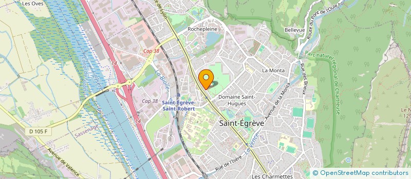 localisation de l'entreprise CENTRE EUROPEEN DIFFUSION D'AMEUBLEMENT  SAINT-EGREVE