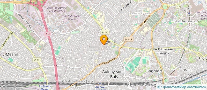 localisation de l'entreprise CENTRE EUROPEEN POUR L ECHANGE MUSICAL à AULNAY-SOUS-BOIS