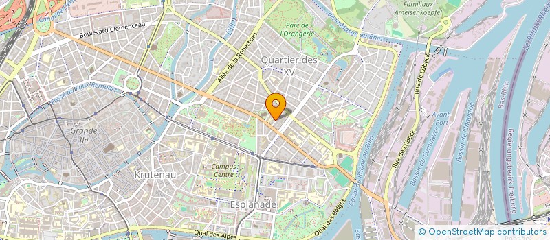 localisation de l'entreprise CENTRE EUROPEEN SUR LES RISQUES GEOMORPHOLOGIQUES à STRASBOURG