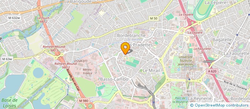 localisation de l'entreprise CENTRE EVANGELIQUE à TOULOUSE