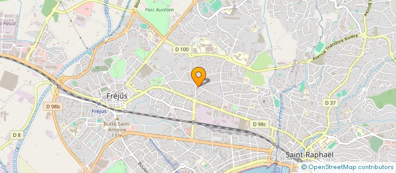 localisation de l'entreprise CENTRE EVANGELIQUE ASSEMBLEE DE DIEU à FREJUS