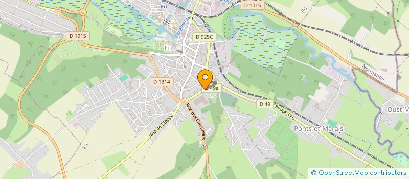 localisation de l'entreprise CENTRE EVANGELIQUE DE REVEIL  EU