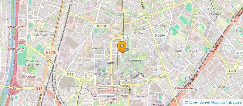 localisation de l'entreprise CENTRE EVANGELIQUE METANOIA (CEM) à GRENOBLE