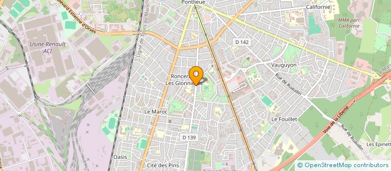 localisation de l'entreprise CENTRE EVANGELIQUE PROTESTANT  LE MANS