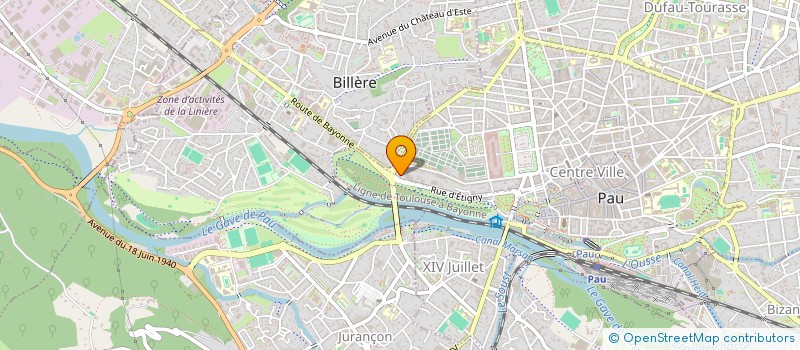localisation de l'entreprise CENTRE EVANGELIQUE SACERDOTALE (CESAT) à PAU