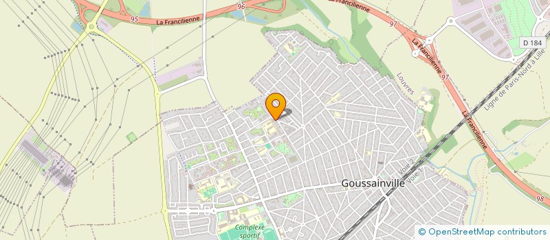 localisation de l'entreprise CENTRE EVENEMENTIEL NATEL  GOUSSAINVILLE