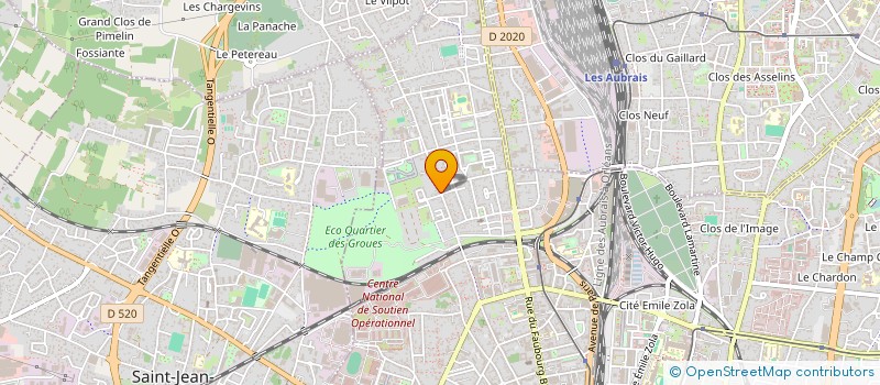 localisation de l'entreprise CENTRE EXA DEVELOPPEMENT CED à ORLEANS